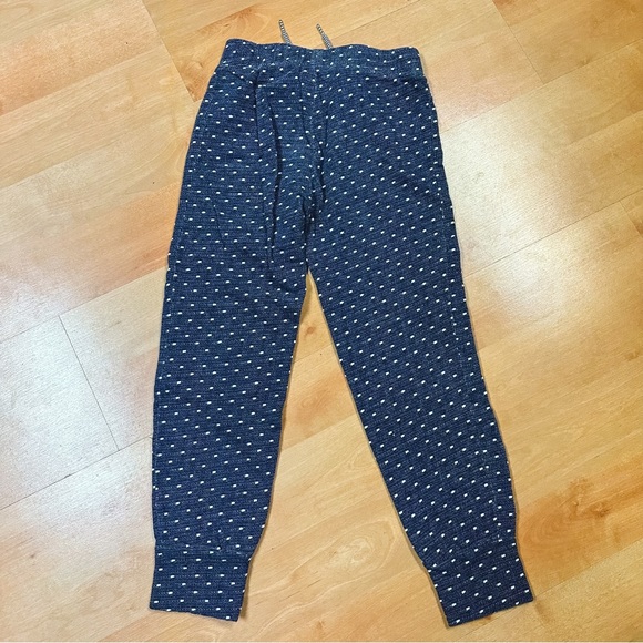 Matilda Jane Blue & White Patches & Polka Dots Cotton Joggers Girls Size 10 NWOT - Picture 6 of 7